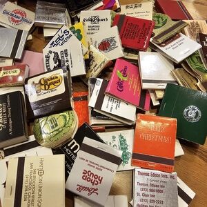 50 Matchbooks - Assorted Vintage Matchbook Lot - Colorful Mix Random